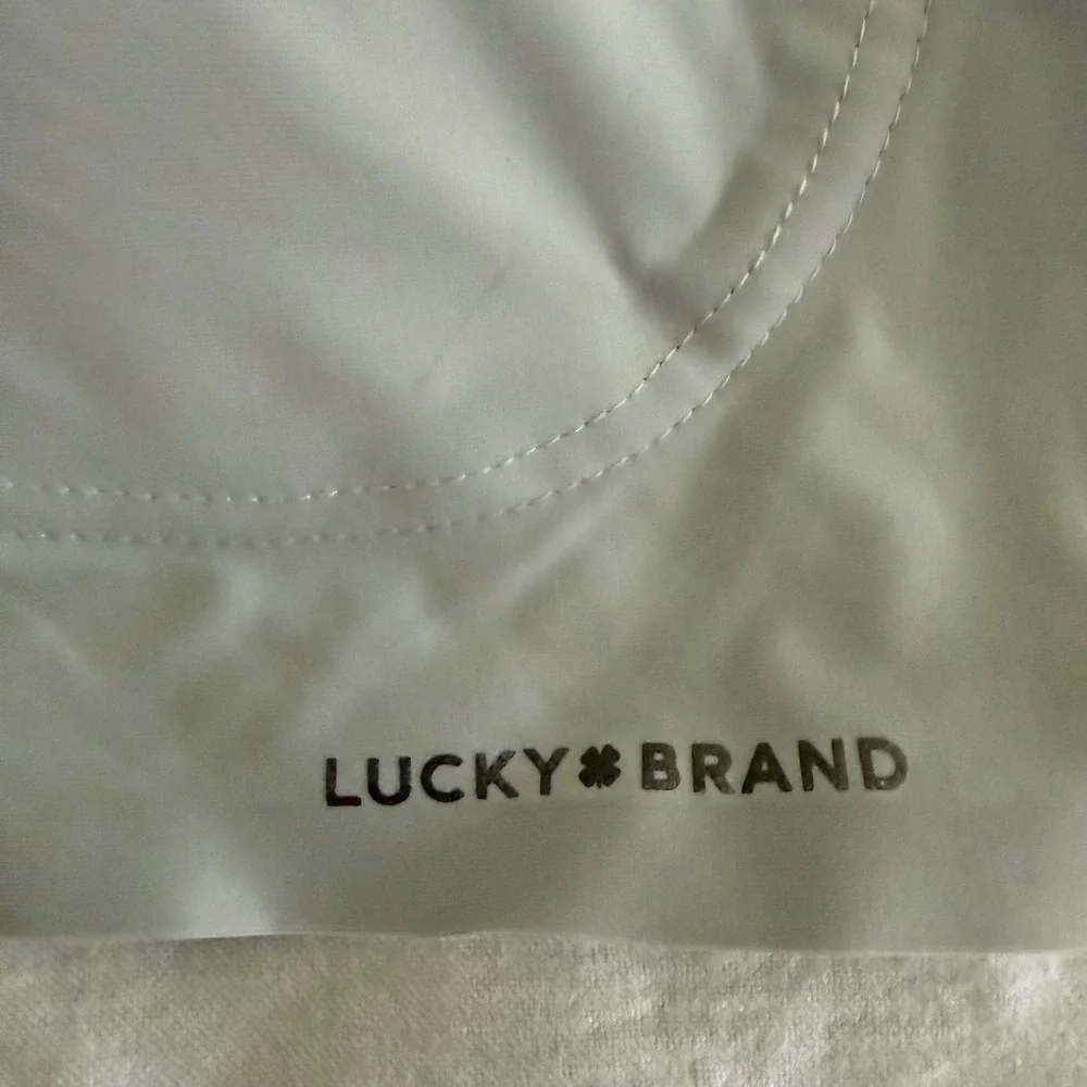 LUCKY BRAND Light Grey Seamless Comfort Lounge Ladies Deep V-Neck Bra, M